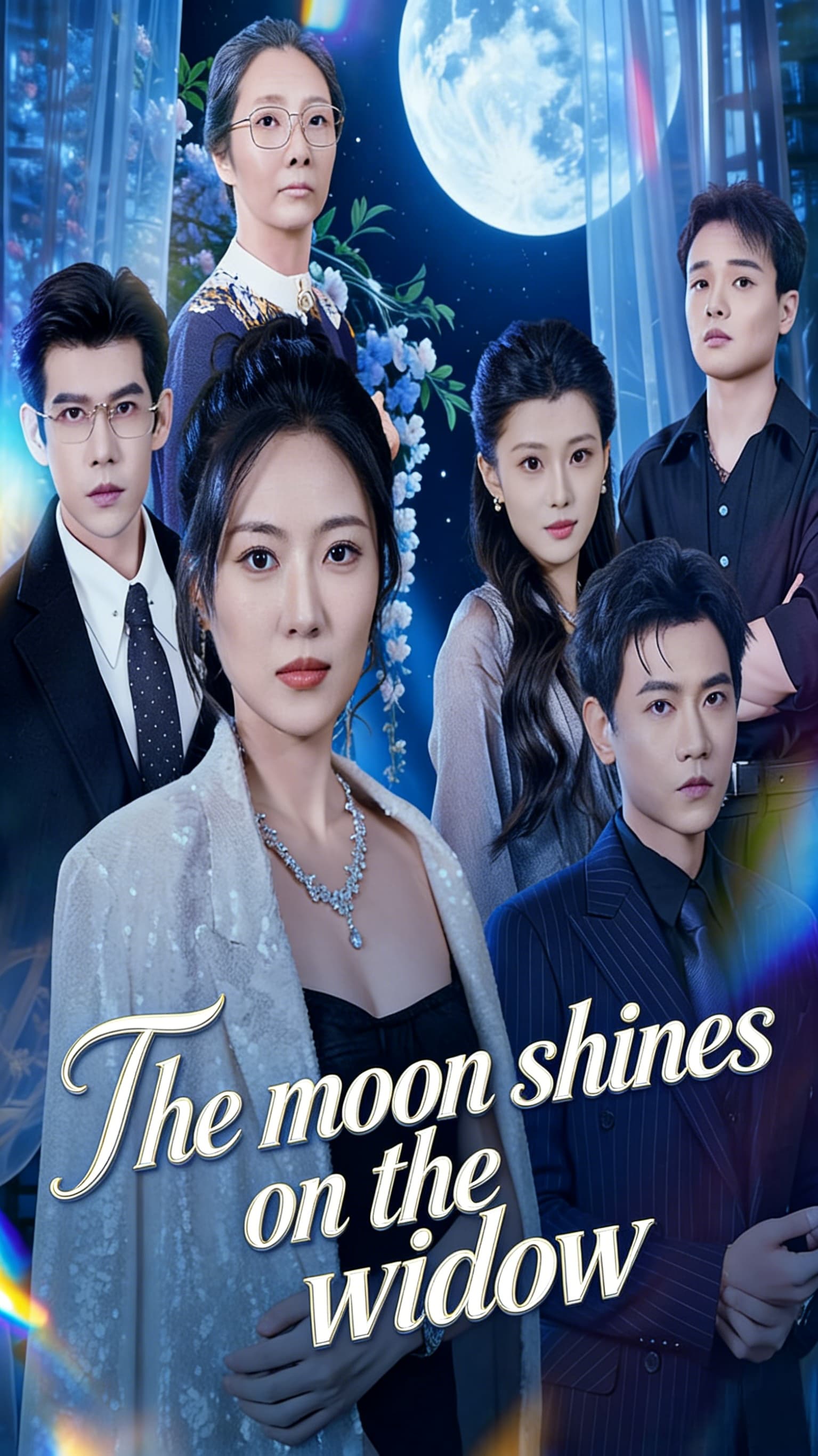 The moon shines on the widow