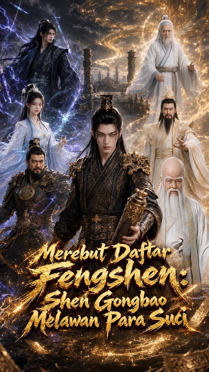 Poster Merebut Daftar Fengshen: Shen Gongbao Melawan Para Suci